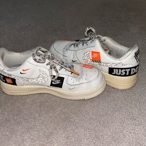Nike Just Do It Air Force shoes